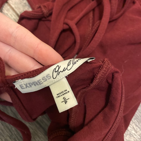 Burgundy Body Suit - Picture 3 of 3